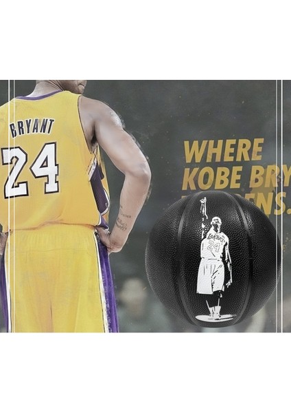 Işıltılı Yansıtıcı Pu Kobe Basketbol Topu (Yurt Dışından) fırsatları
