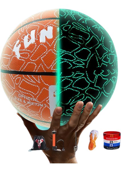 Yansıtıcı Işıklı Basketbol Topu (Yurt Dışından)
