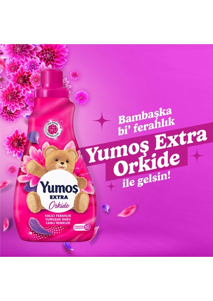 Extra Konsantre Çamaşır Yumuşatıcı Orkide 1008 ml 42 Yıkama