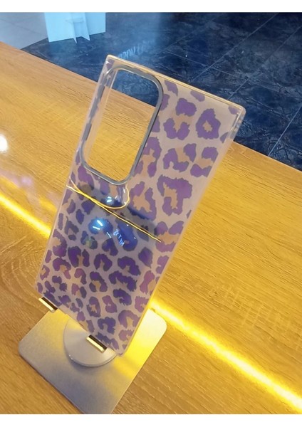 Samsung Galaxy S24 Ultra Leopar Desen Hologramlı Kılıf Darbe Korumalı Kapak fırsatları