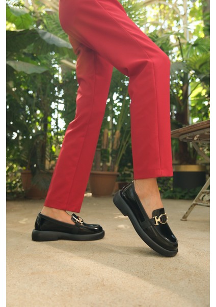 Mona Inna Kadın Hakiki Deri Oxford Ayakkabı