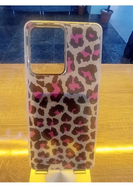 Xiaomi Redmi Note 12 Pro 5g Leopar Desen Hologramlı Kılıf Darbe Korumalı Kapak