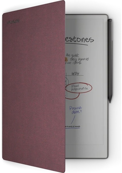 Paper Pro Mozaik Dokuma Kılıf Burgundy