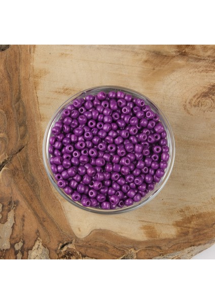 Abc Kum Boncuk Mürdüm 4 Mm 500 Gram 6/0 - 666