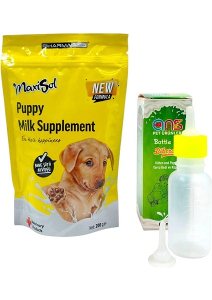 Yavru Köpek Süt Tozu 200 ml +60 ml Biberon