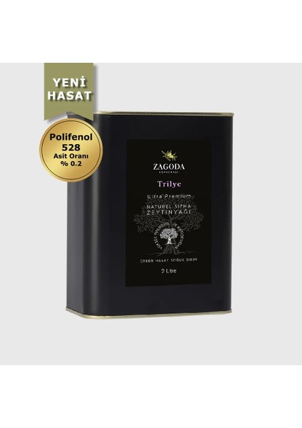 Trilye Erken Hasat Natürel Sızma Zeytinyağı 2 lt