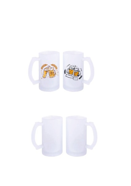 Baskılı Size Özel Bardaklar - 2 Ad.