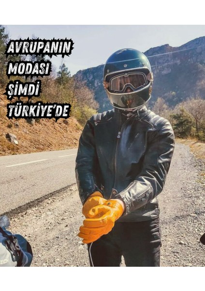 Segura Angus Bufalo Derisi Motorcu Ceketi - Korumalı