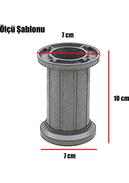 Mobilya - Koltuk - Kanepe - Tezgah - Ünite Ayağı - Ayarlı Beyaz Ayak 10 cm 4 Adet