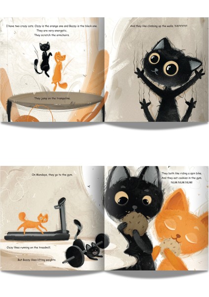 Ozzy And Bazzy My Crazy Cats - Seda Erdem