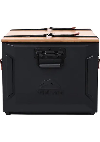 Bambu Kapaklı Alüminyum Katlanır Saklama Kutusu 46L modelleri