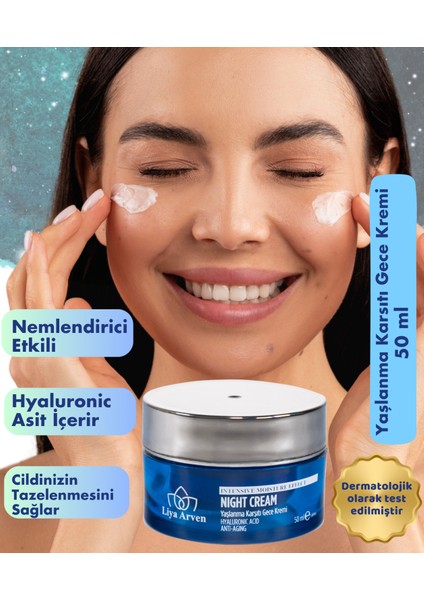 Yaşlanma Karşıtı Günlük Kullanım Gece Kremi - 50 ml