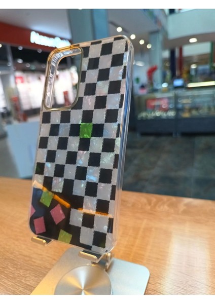 Samsung Galaxy A55 Leopar Desen Hologramlı Kılıf Darbe Korumalı Kapak