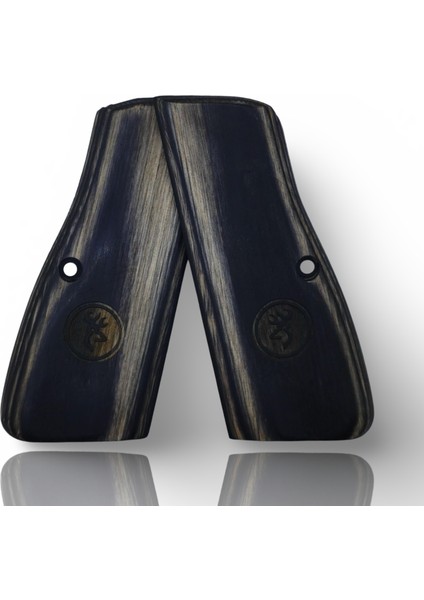 Kabzası - Zig 14, Browning Hp, High Power 14, Dik Kasa, Browning Halkalı (Halka Için Kesim Yaptırmak Için Mesaj Atın), Halkasız ile Uyumlu - Sadece Vernik Uygulanmış - Lamine fiyatları