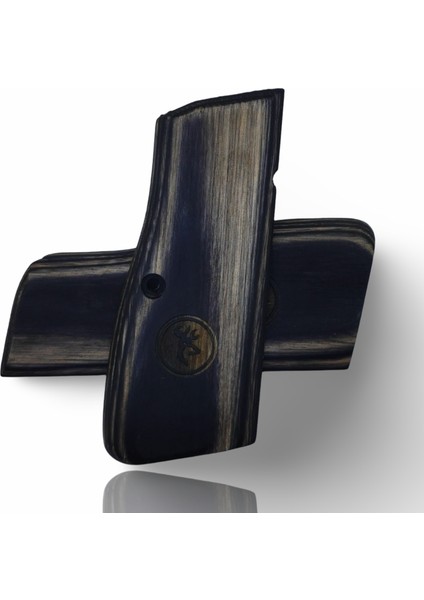 Kabzası - Zig 14, Browning Hp, High Power 14, Dik Kasa, Browning Halkalı (Halka Için Kesim Yaptırmak Için Mesaj Atın), Halkasız ile Uyumlu - Sadece Vernik Uygulanmış - Lamine fırsatları