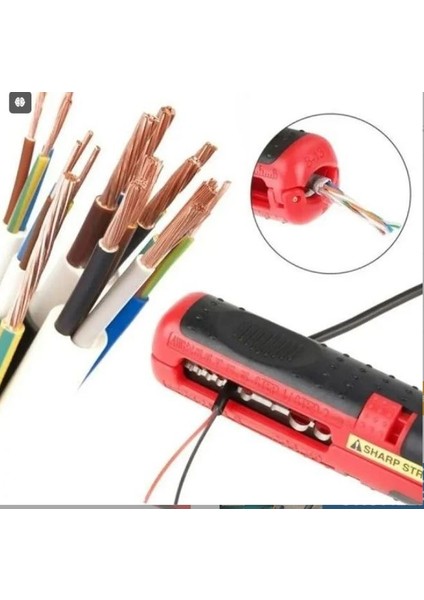 Prolink PH-032 Kablo Soyucu ve Terminal Sıkıcı Pense Soyucu Awg 10-24 Koaksiyel Kablo Soyucu Sıkma Awg 10-23;prolink