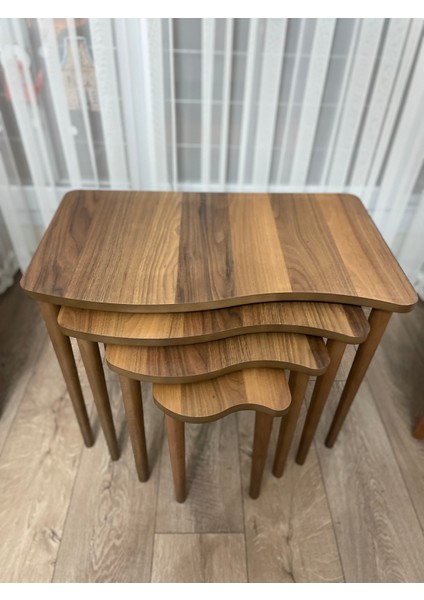 Monaco Zigon Sehpa Mdf 4'lü