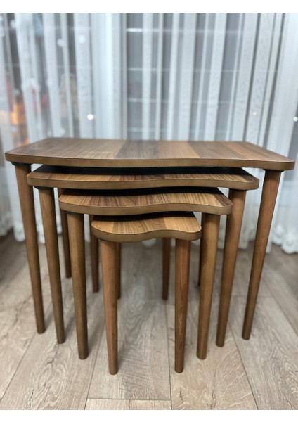 Monaco Zigon Sehpa Mdf 4'lü