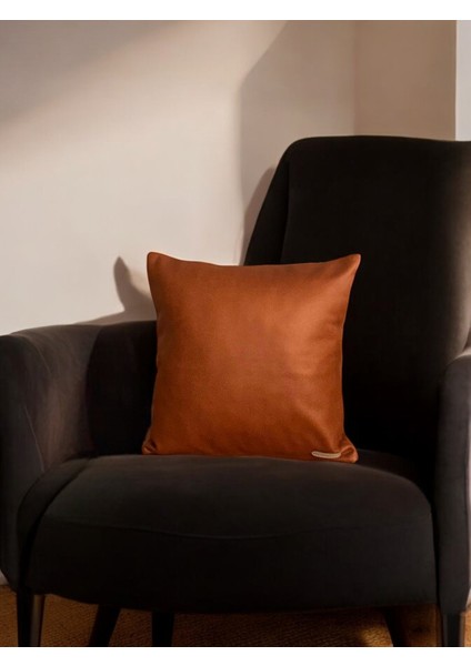 Flat Kare Suni Nubuk Deri Düz Dekoratif Kırlent Kılıfı 40X40 45X45 50X50 fiyatları