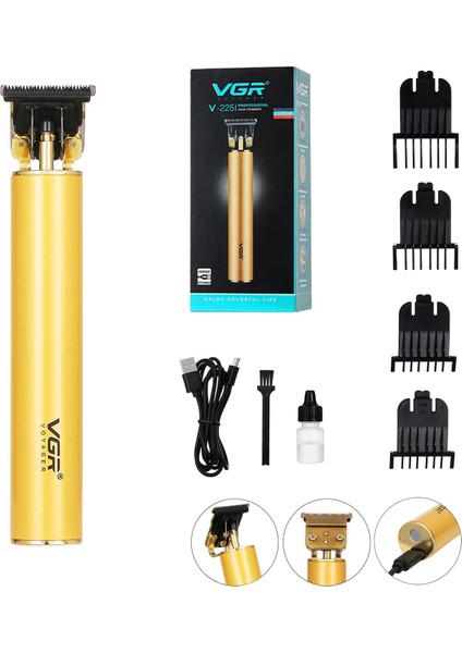 Sakal Tıraş Makinesi Şarjlı Profesyonel Vgr V-225