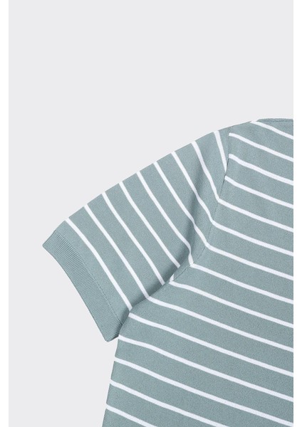 Bisiklet Yaka Kısa Kol Erkek T-Shirt modelleri