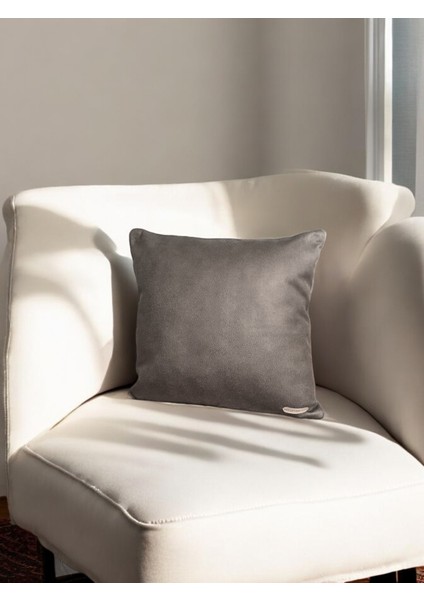 Flat Serisi Kare Suni Nubuk Deri Düz Kırlent Kılıfı 40x40 / 45x45 / 50x50cm fiyatları