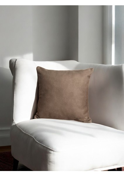 Flat Kare Suni Nubuk Deri Düz Dekoratif Kırlent Kılıfı 40X40 45X45 50X50 fiyatları