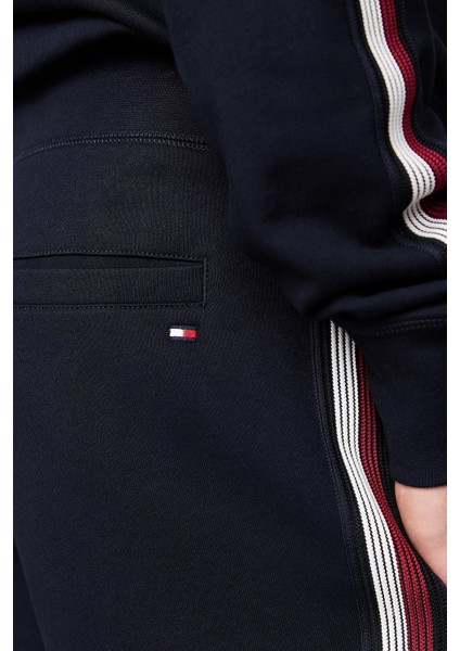 Tommy Hilfiger Pamuklu Regular Fit Ribanalı Paça Eşofman Altı Erkek Eşofman Altı MW0MW35548 Dw5