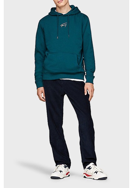 Pamuklu Regular Fit Kapüşonlu Sweat Erkek Sweat DM0DM20507 Cwg modelleri