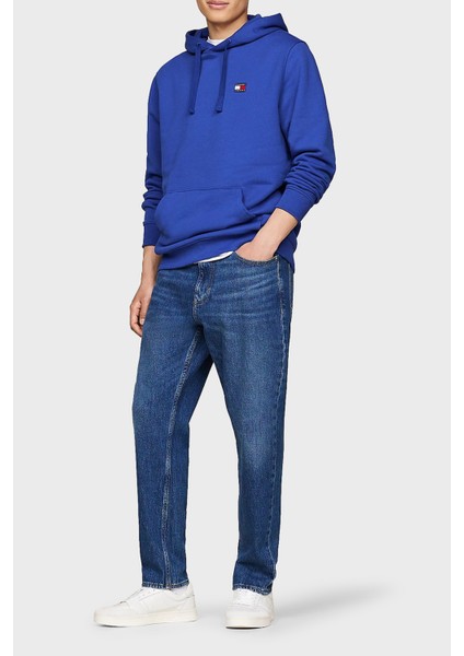 Pamuklu Regular Fit Kapüşonlu Yaka Kanguru Cepli Sweat Erkek Sweat DM0DM17988 C8T