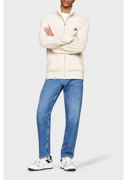 Yün Karışımlı Slim Fit Dik Yaka Fermuarlı Sweat Erkek Sweat DM0DM19435 Acg modelleri