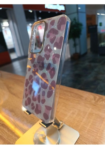Samsung Galaxy A55 Leopar Desen Hologramlı Kılıf Darbe Korumalı Kapak fiyatları