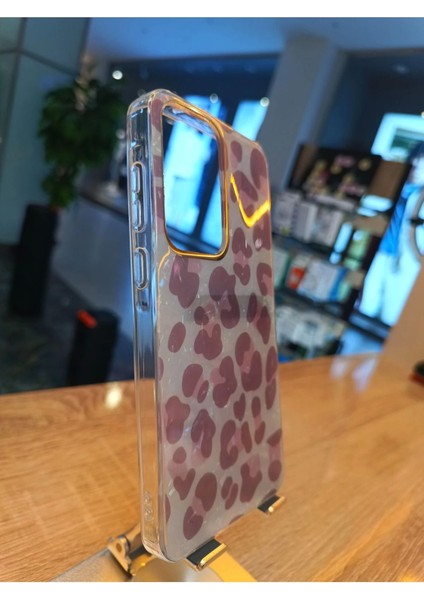 Samsung Galaxy A55 Leopar Desen Hologramlı Kılıf Darbe Korumalı Kapak fırsatları