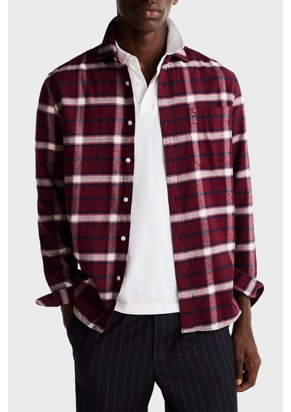 Pamuklu Regular Fit Ekoseli Gömlek Erkek Gömlek MW0MW36842 0qj modelleri