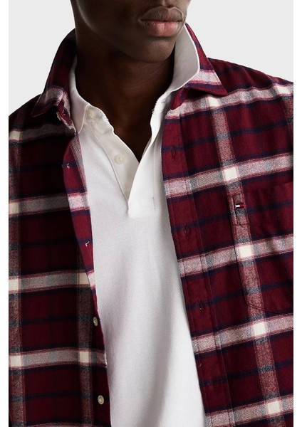 Pamuklu Regular Fit Ekoseli Gömlek Erkek Gömlek MW0MW36842 0qj fırsatları