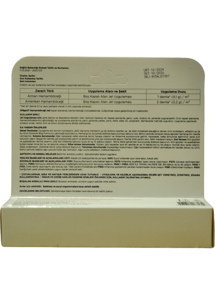 Offgard Hamamböceği Jeli 5g modelleri