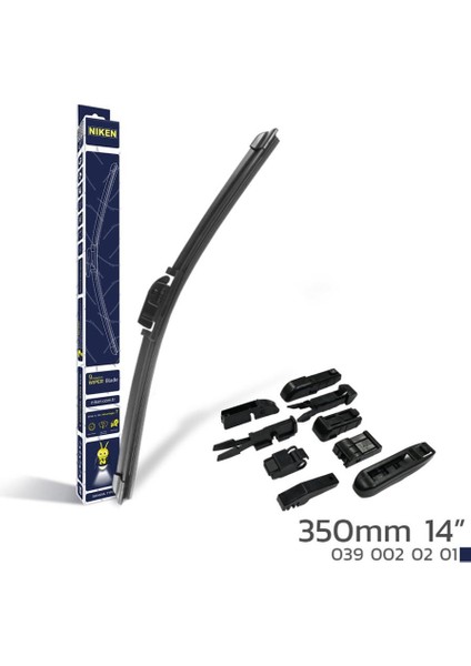 350MM 9 Aparatlı Banana Tip Silecek