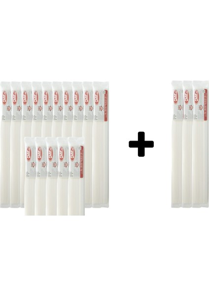 Pp Beyaz Geniş Plastik Kaynak Elektrot - 15 + 3