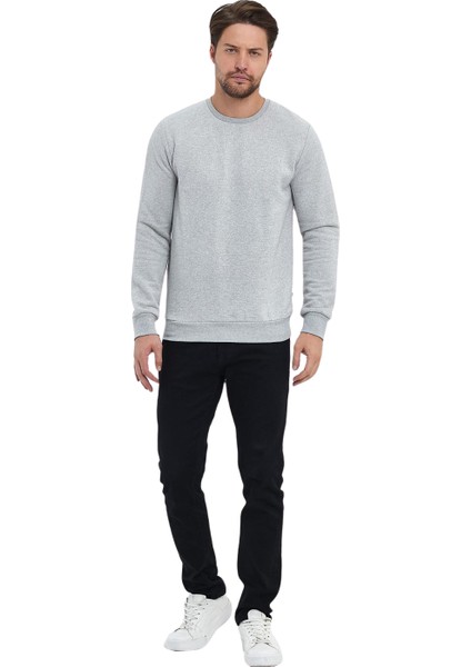 Erkek Şardonlu Sıfır Yaka Sweat fiyatları