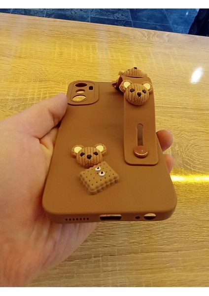 Infinix Hot 20 Uyumlu Bobby Kapak El Tutmalı Kamera Korumalı Kılıf