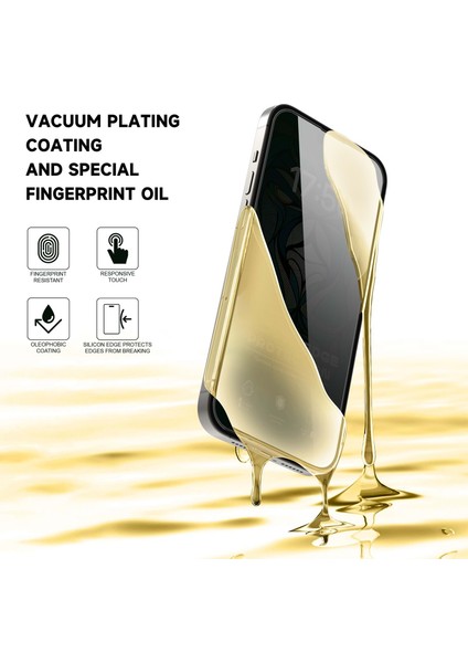 D+ Ultra Silikon Kenar Privacy iPhone 16 Pro Max Ekran Koruyucu indirimleri