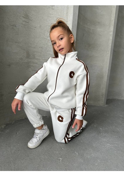 Kız Çocuk Eşofman Takım Fermuarlı Pamuklu Alt Üst Şardonlu Takım fiyatları