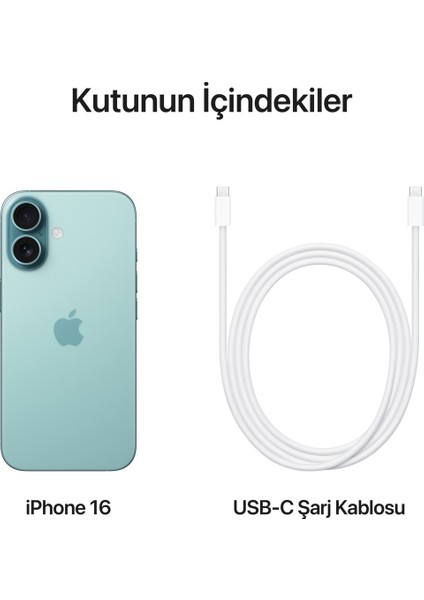 iPhone 16 128GB Deniz Mavisi Sıfırdan Farksız Ürün