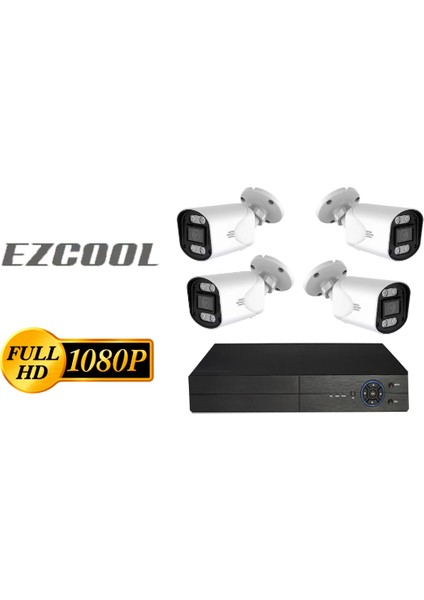 EZ-8204AX-Set 2mp Full Hd Ahd 4'lü Xmeye Set