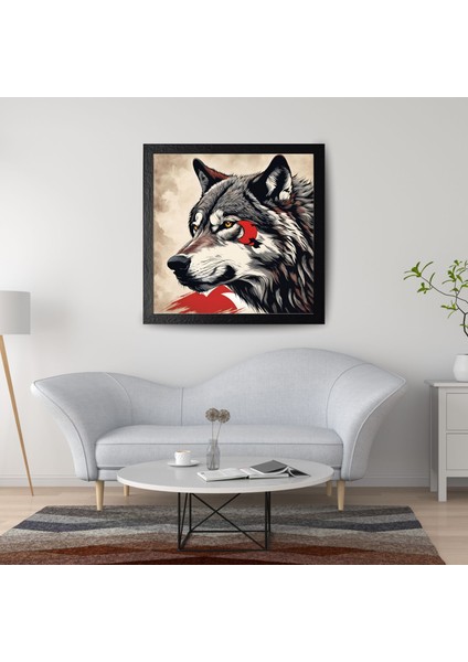 Asil Kurt 36 50X50CM Çerçevesiz Karton Tablo