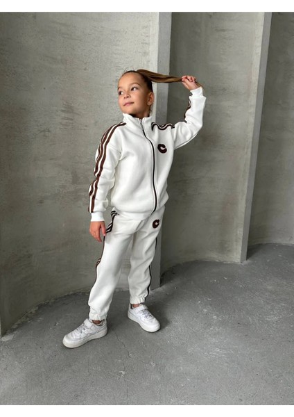 Kız Çocuk Eşofman Takım Fermuarlı Alt Üst Kalın Takım modelleri