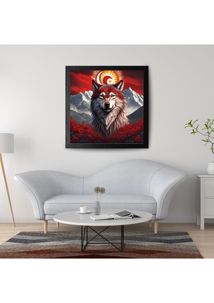 Asil Kurt 24 50X50CM Çerçevesiz Karton Tablo