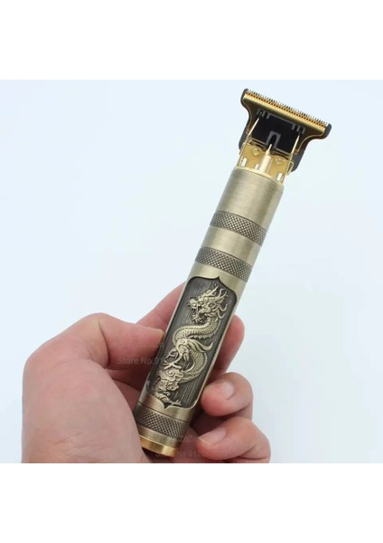 Vintage T9 Trimmersaç Kesme Makinesi Sıfır Boşluklu Saç Kesme Makinesi Giyotin Vintage (Yurt Dışından)