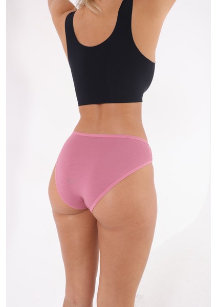 3'lü Adet Pamuklu Bayan Bikini