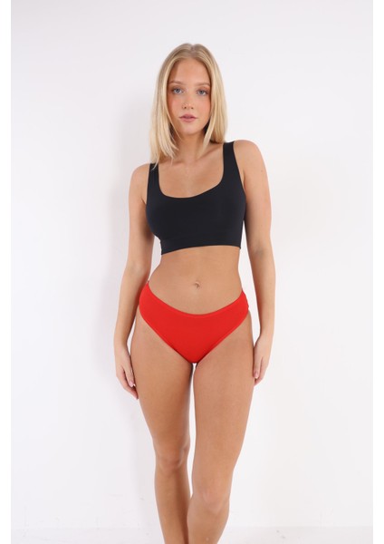 3'lü Adet Pamuklu Bayan Bikini